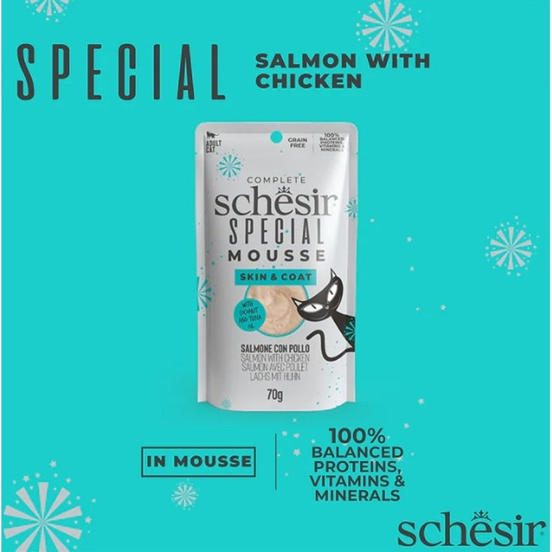 gato Special GF Skin&coat salmón y pollo 70gr