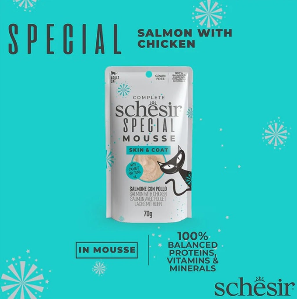 gato Special GF Skin&coat salmón y pollo 70gr