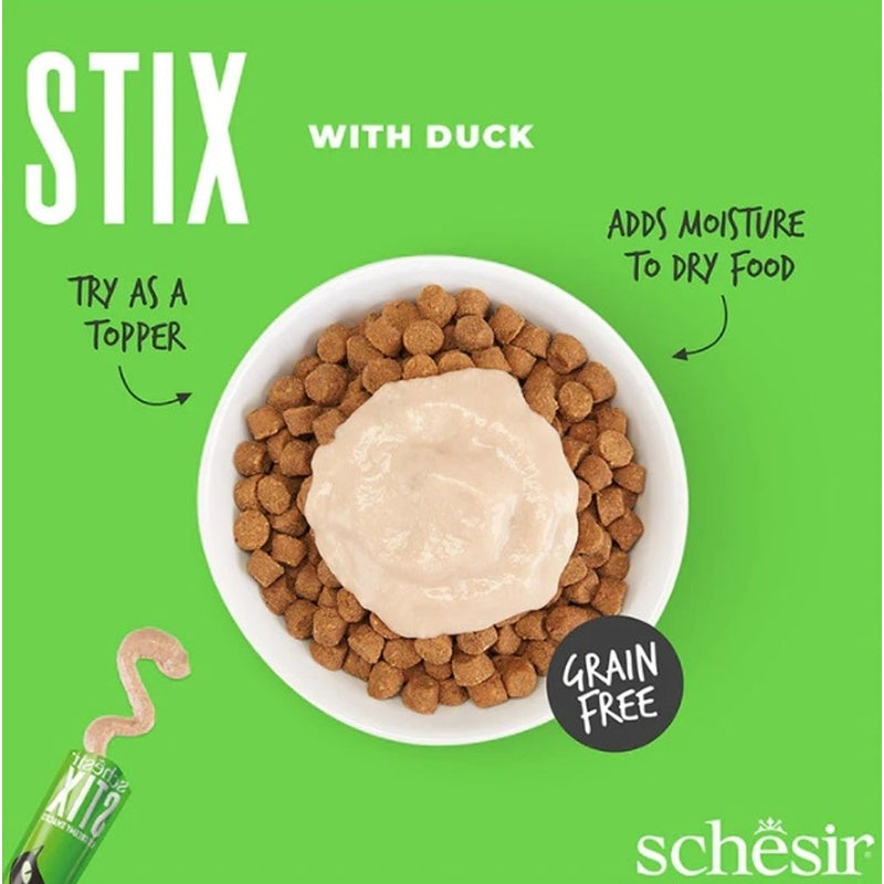 gato stix snacks grain free cremosos de pato 6x15g