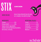 gat stix snacks grain free cremosos de pollastre 6x15
