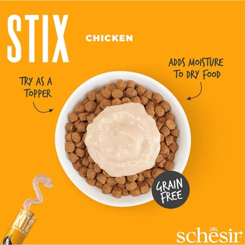 gato stix snacks grain free cremosos de pollo 6x15