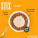 gat stix snacks grain free cremosos de pollastre 6x15