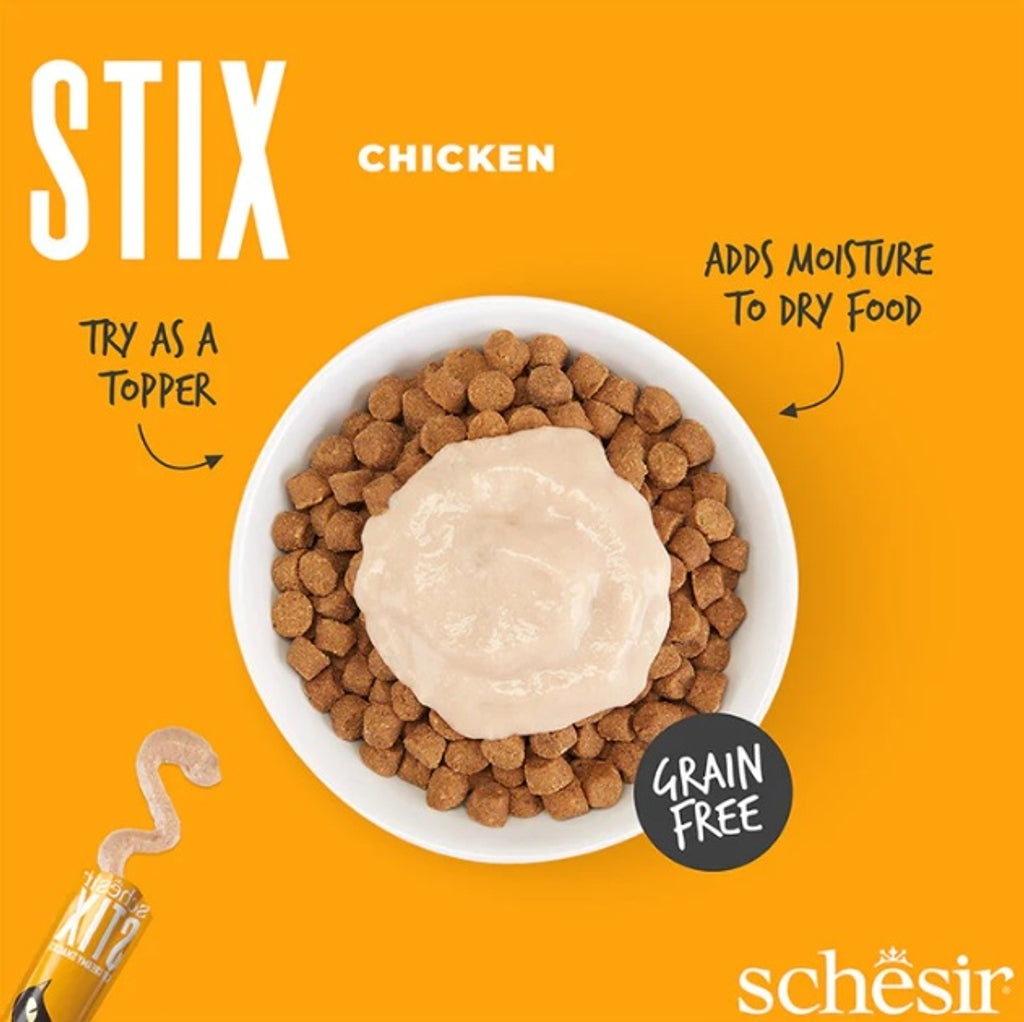 gat stix snacks grain free cremosos de pollastre 6x15