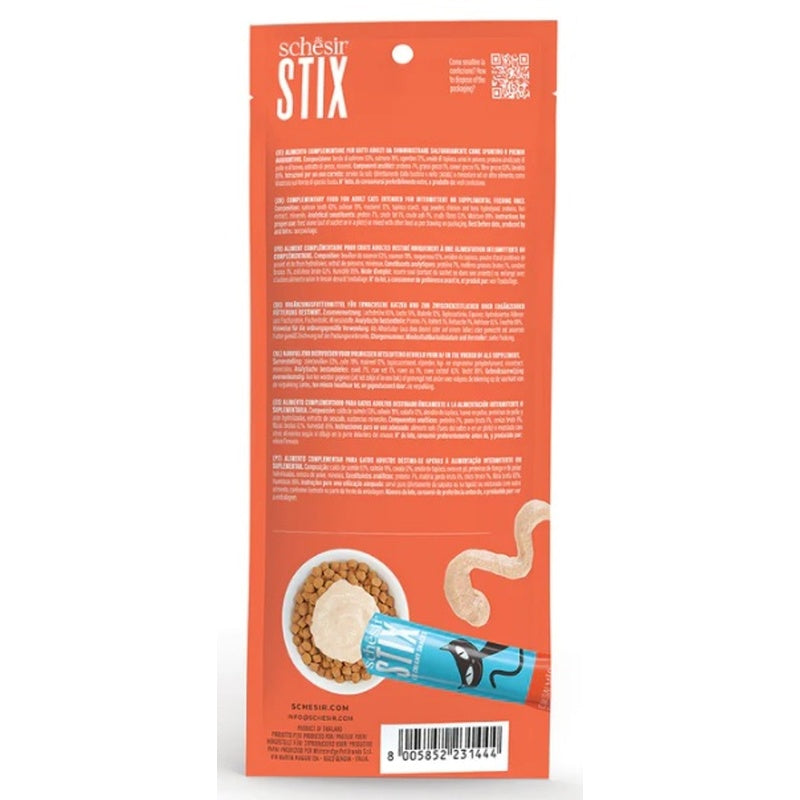 gato stix snacks grain free cremosos de salmón 6x1