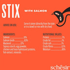 gato stix snacks grain free cremosos de salmón 6x1