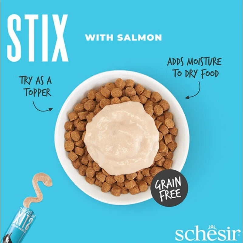 gato stix snacks grain free cremosos de salmón 6x1