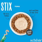 gato stix snacks grain free cremosos de atún 6x15g