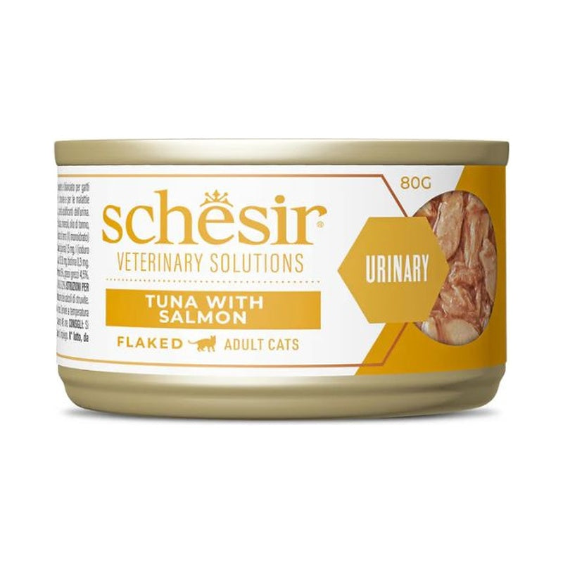 Schesir Veterinary Solutions Urinary atún con salmón, lata de 80 g Imatge principal del producte
