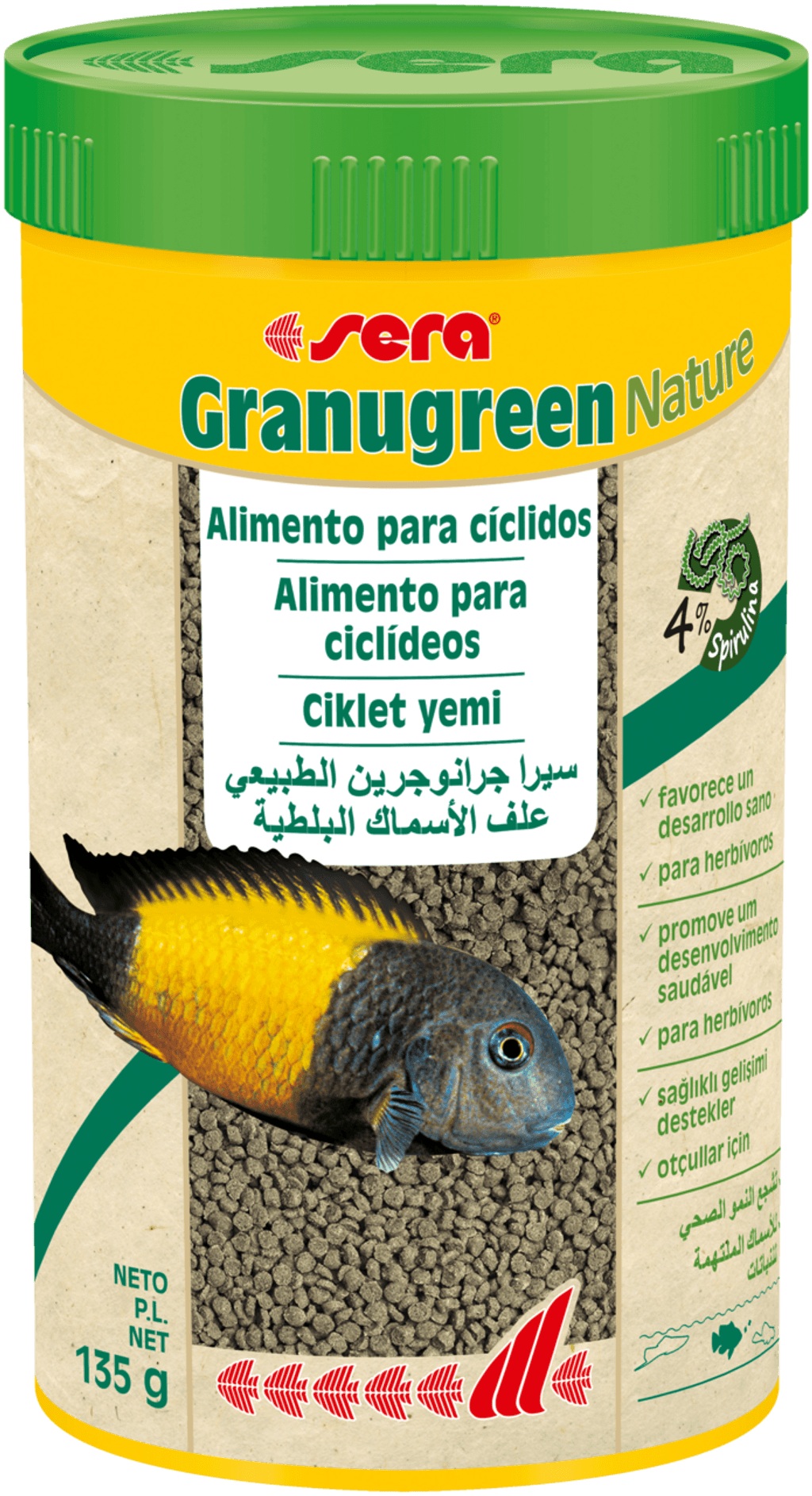 ciclids malawi granugreen nature 250 ml - 135 g