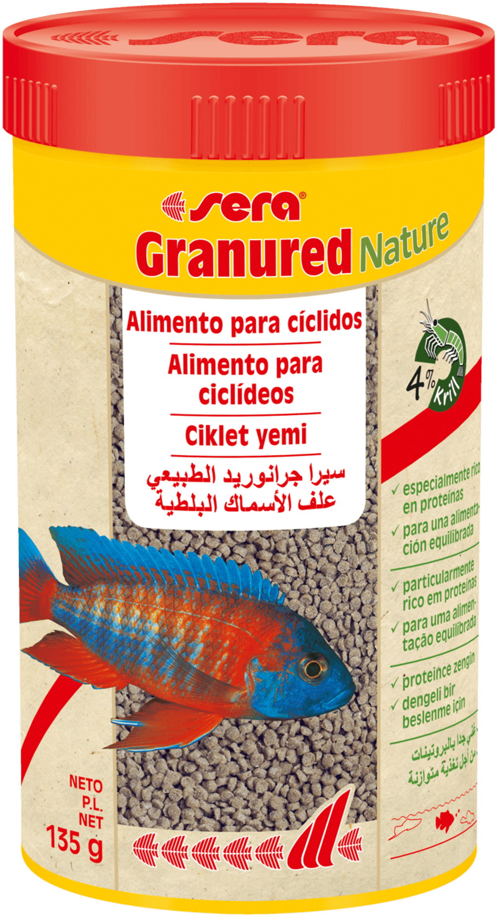 ciclids tanganyika granured nature 250 ml - 135 g