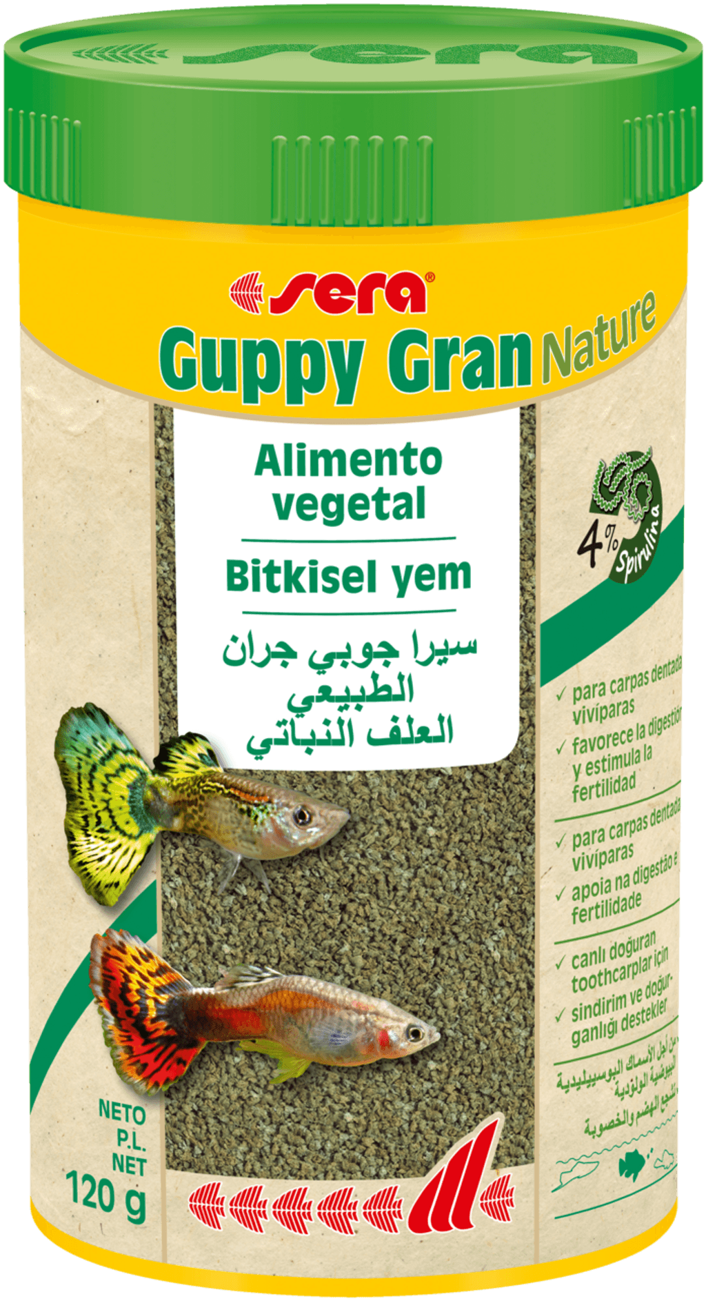 Guppy gran nature 250ml - 120gr