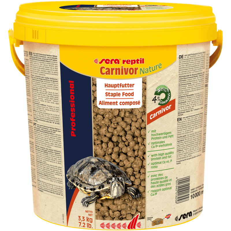 Reptil professional carnivor nature 10L - 3,3kg