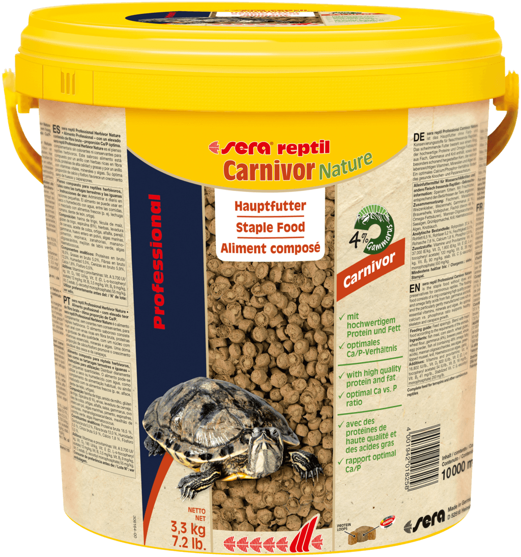 Rèptil professional carnivor nature 10 l - 3,3 kg