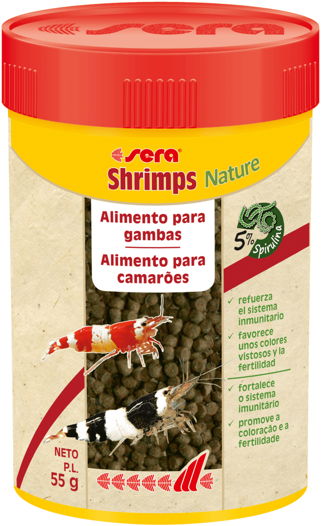 Shrimps nature 100ml - 55gr Imagen principal del producto