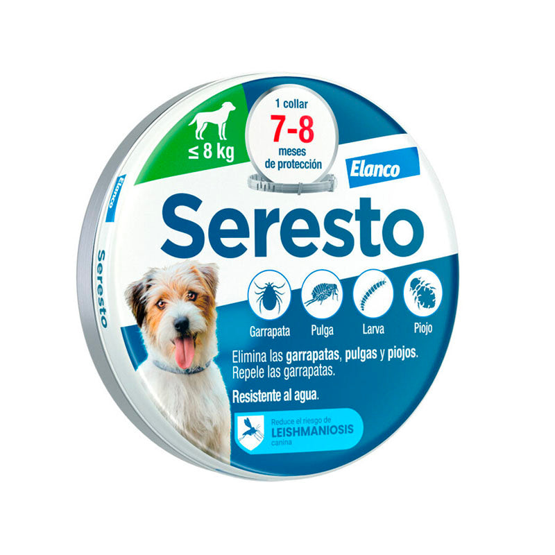 Seresto collar antiparasitari per a gossos petits -8 kg