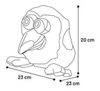 Snapzy tucan negro 23x23x20cm con sonido
