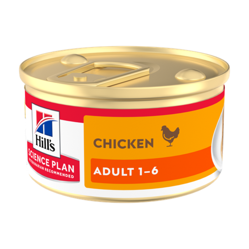 Hill's Science Plan Adult Mousse de pollo para gatos 85 g
