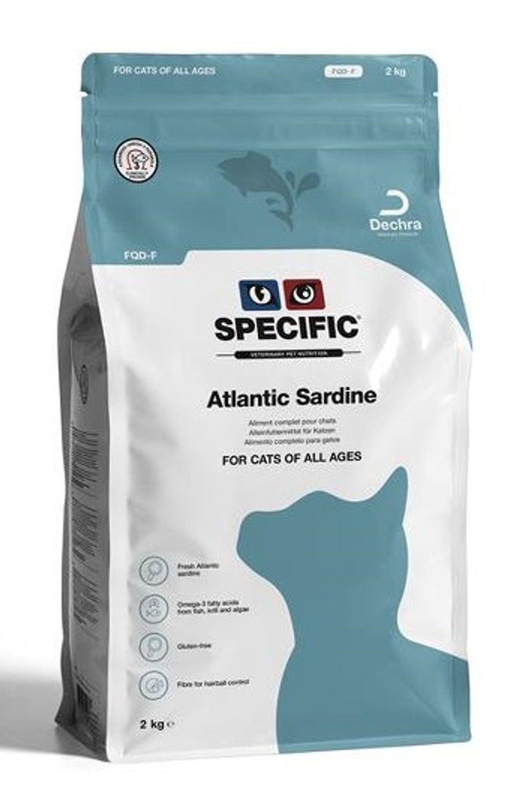 Sardina Atlántica FQD-F gato 2kg Imagen principal del producto