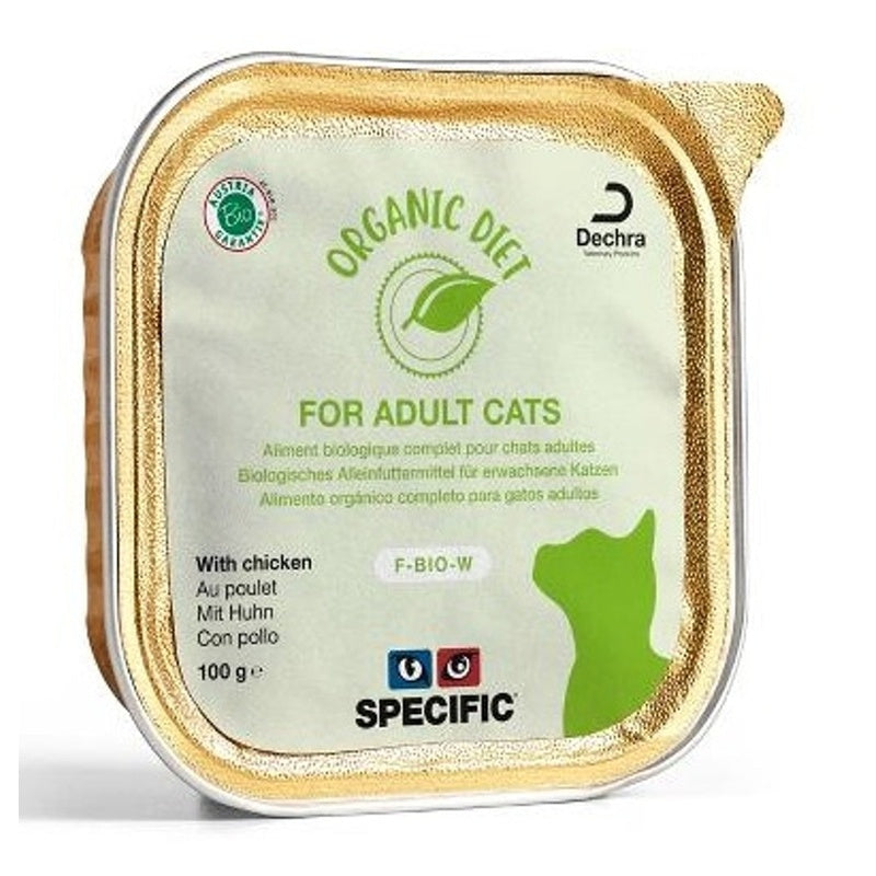 Organic Diet pollestre per a gat 100 g Imatge principal del producte