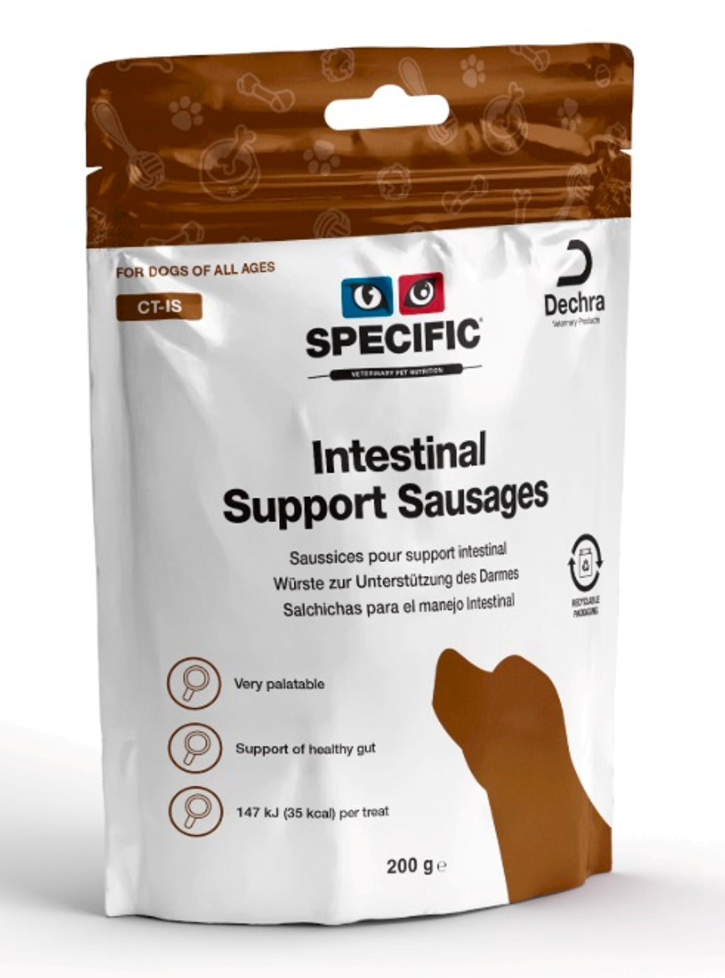 Intestinal Support Sausage CT-IS perro 200gr