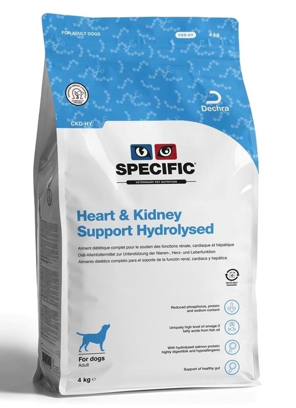 Heart Kidney Sup Hydrolysed CKD-HY perro 4kg
