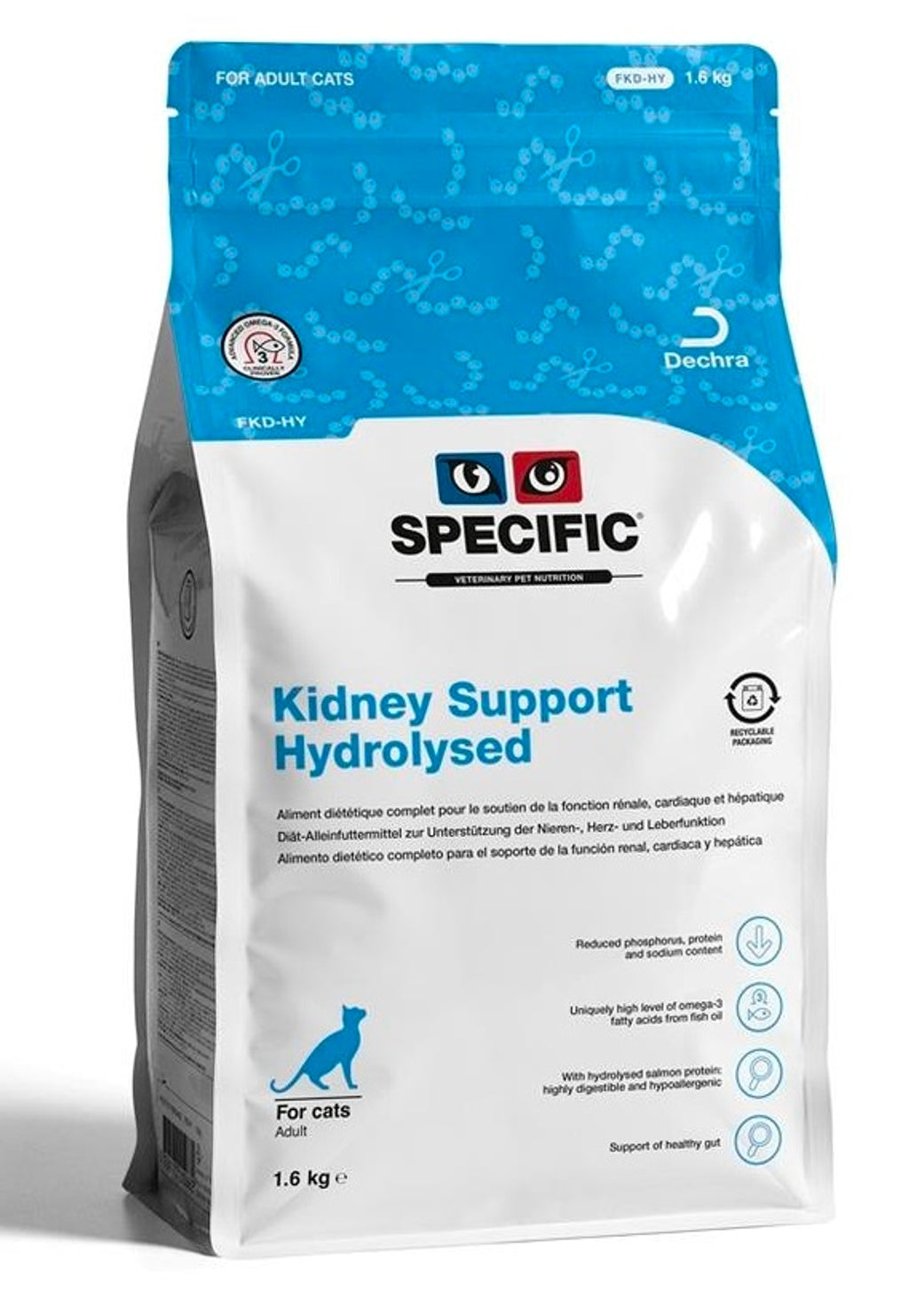 Kidney Sup Hydrolysed FKD-HY gat 1,6 kg Imatge principal del producte