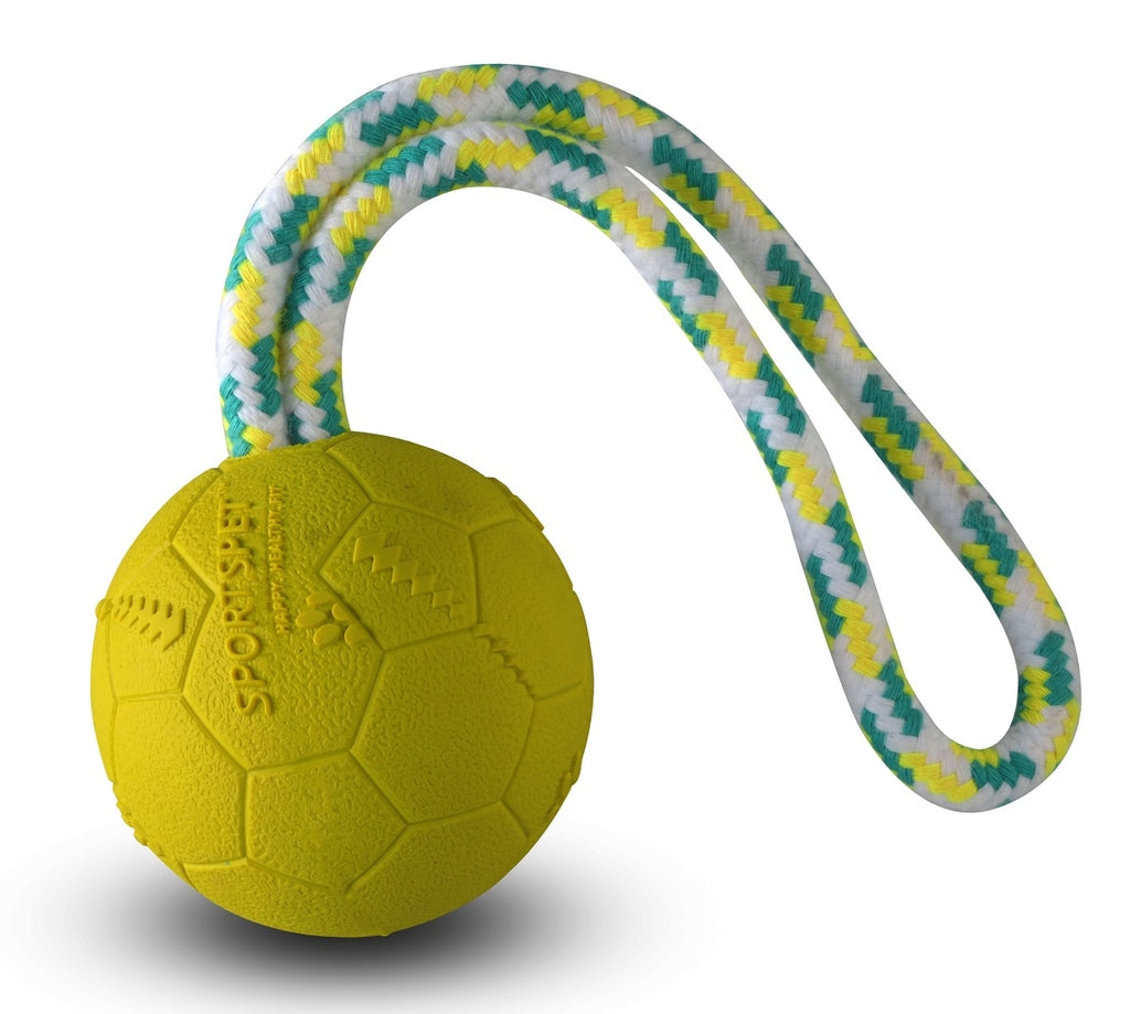 futbol amb corda i rebote groga M-65 mm
