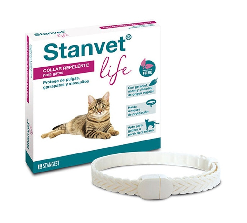 collar repelente Stanvet Life para gatos