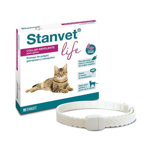 collar repelente Stanvet Life para gatos