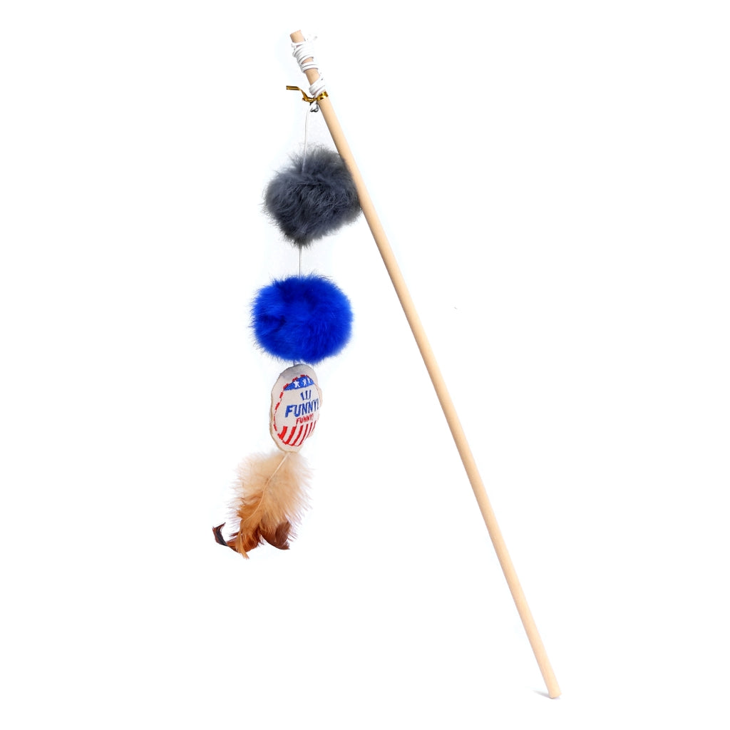 2 pelotas con plumero 45cm Imagen principal del producto