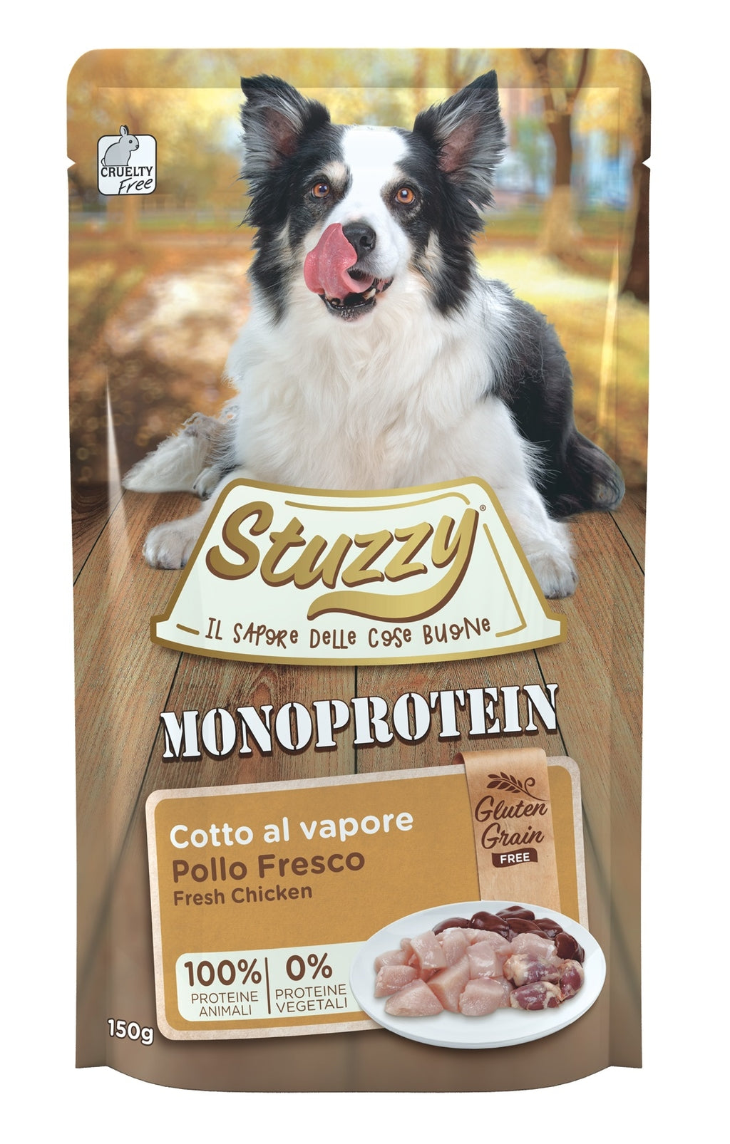 perro monoprotein grain free pollo 150gr