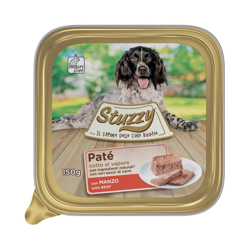perro tarrina buey 150gr