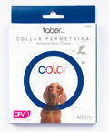 Taberdog collar permetrina azul 40cm