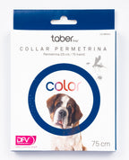 Taberdog collar permetrina azul 75cm
