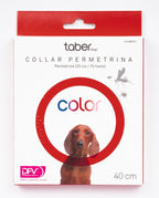 Taberdog collar permetrina vermell 40 cm