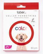 Taberdog collar permetrina vermell 60 cm