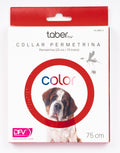 Taberdog collar permetrina vermell 75 cm