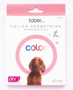 Taberdog collar permetrina rosa