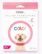 Taberdog collar permetrina rosa 60cm