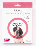 Taberdog collar permetrina rosa 75cm