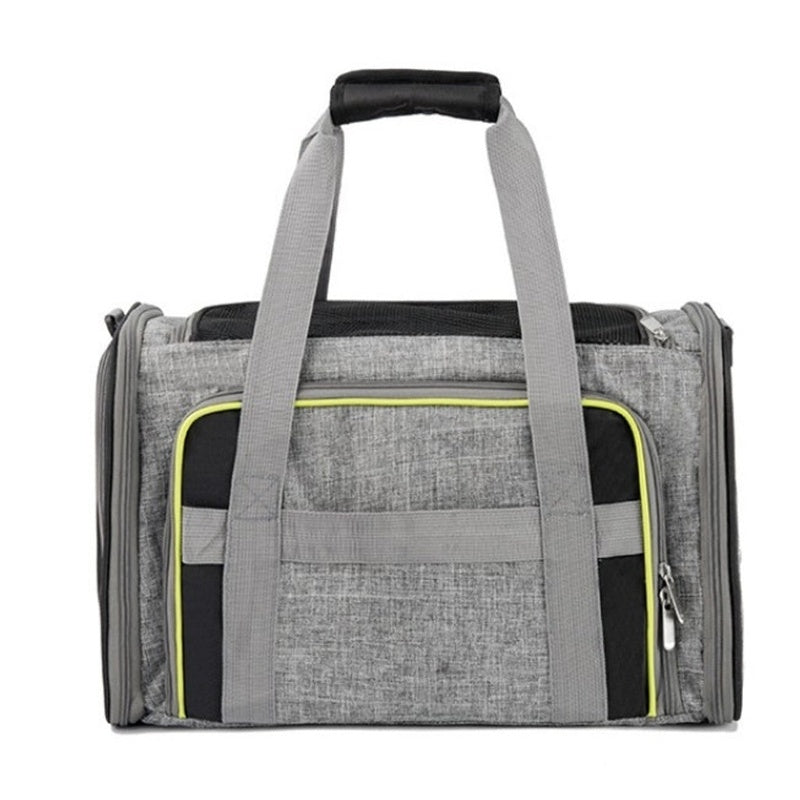 HK Amb Dos Compartimentos Gris i Verd 49x28x28cm