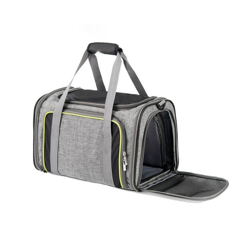 HK Amb Dos Compartimentos Gris i Verd 49x28x28cm