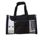 Transparente JFK Negro y Azul Marino 49x29x29cm