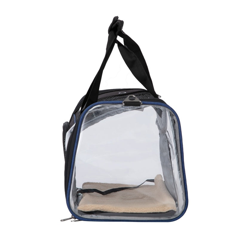 Transparente JFK Negro y Azul Marino 49x29x29cm