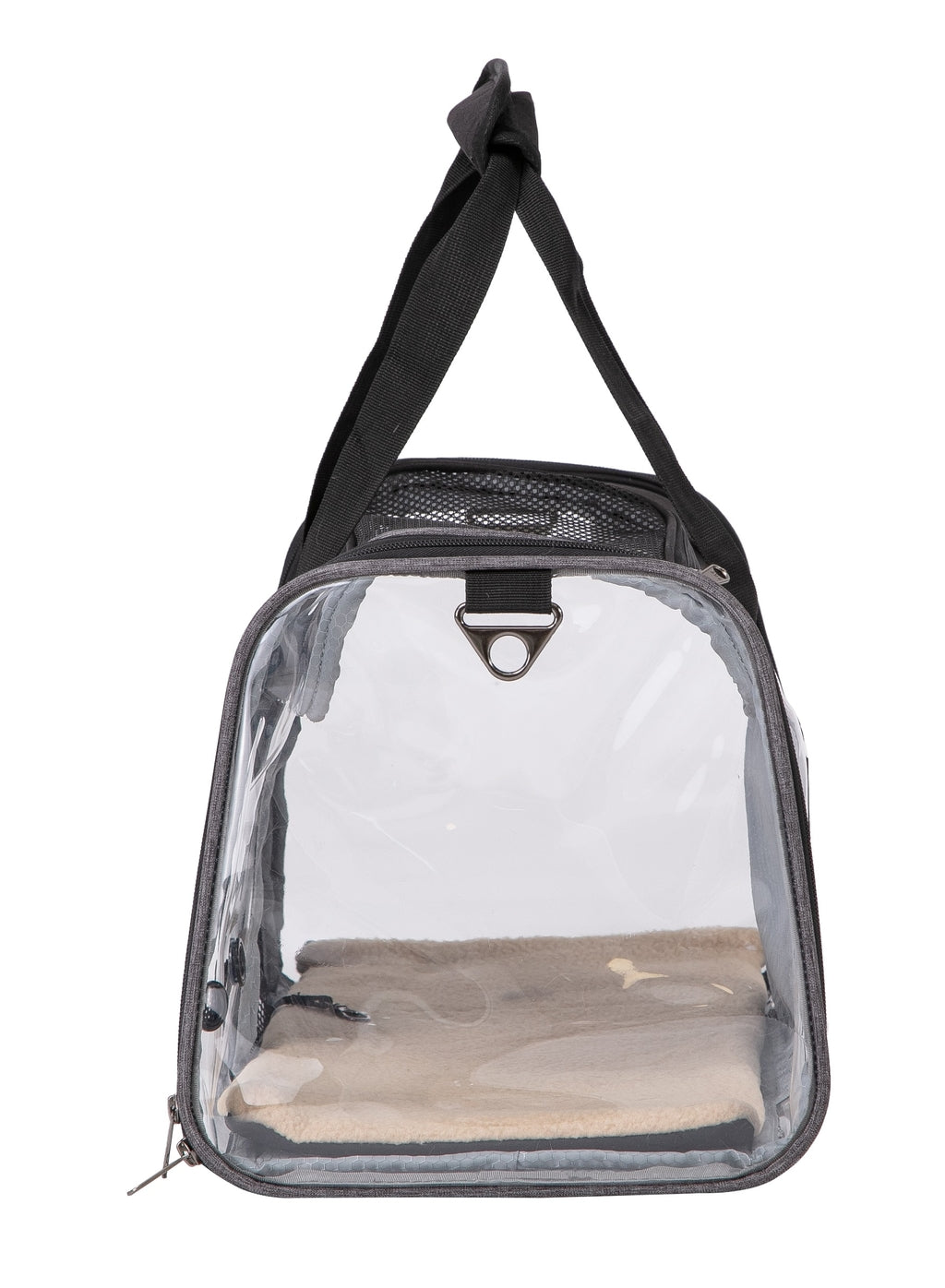 Transparent JFK Negre i Gris 49x29x29cm