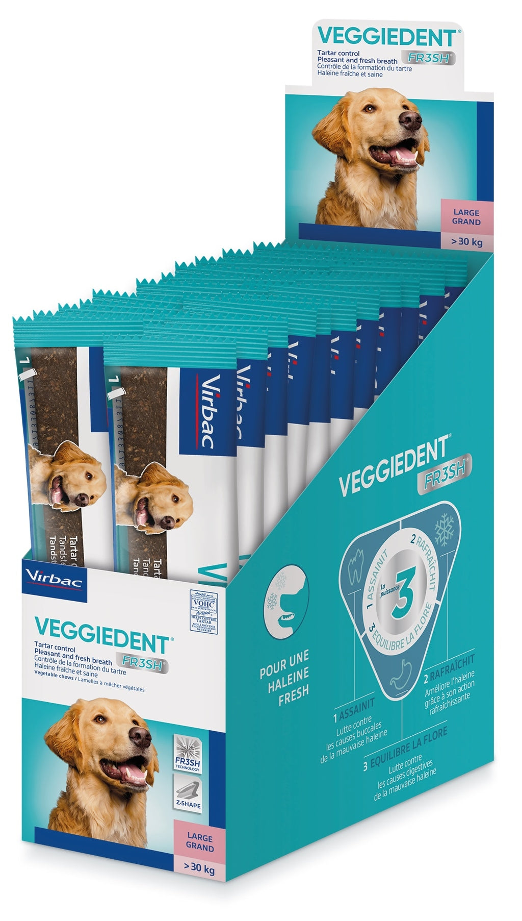 Veggiedent FR3SH L (+de 30 kg) 15 láminas Imatge principal del producte