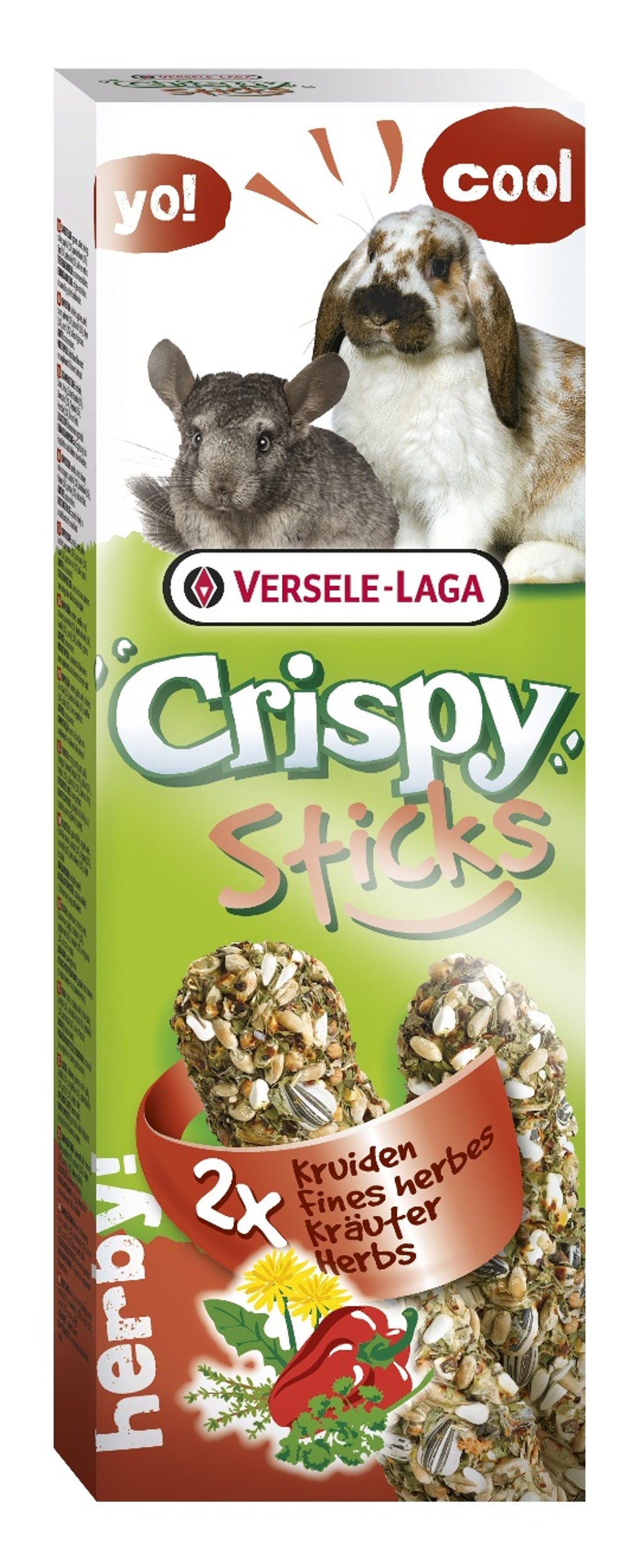 Sticks para conejo/chinchilla hierbas 110gr 2ud Imagen principal del producto