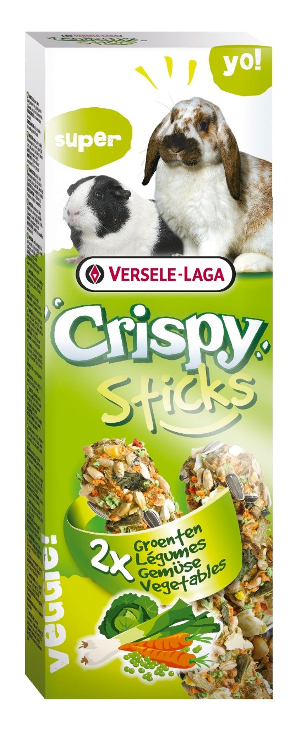 Sticks para conejo/cobaya vegetales 110gr 2ud Imagen principal del producto