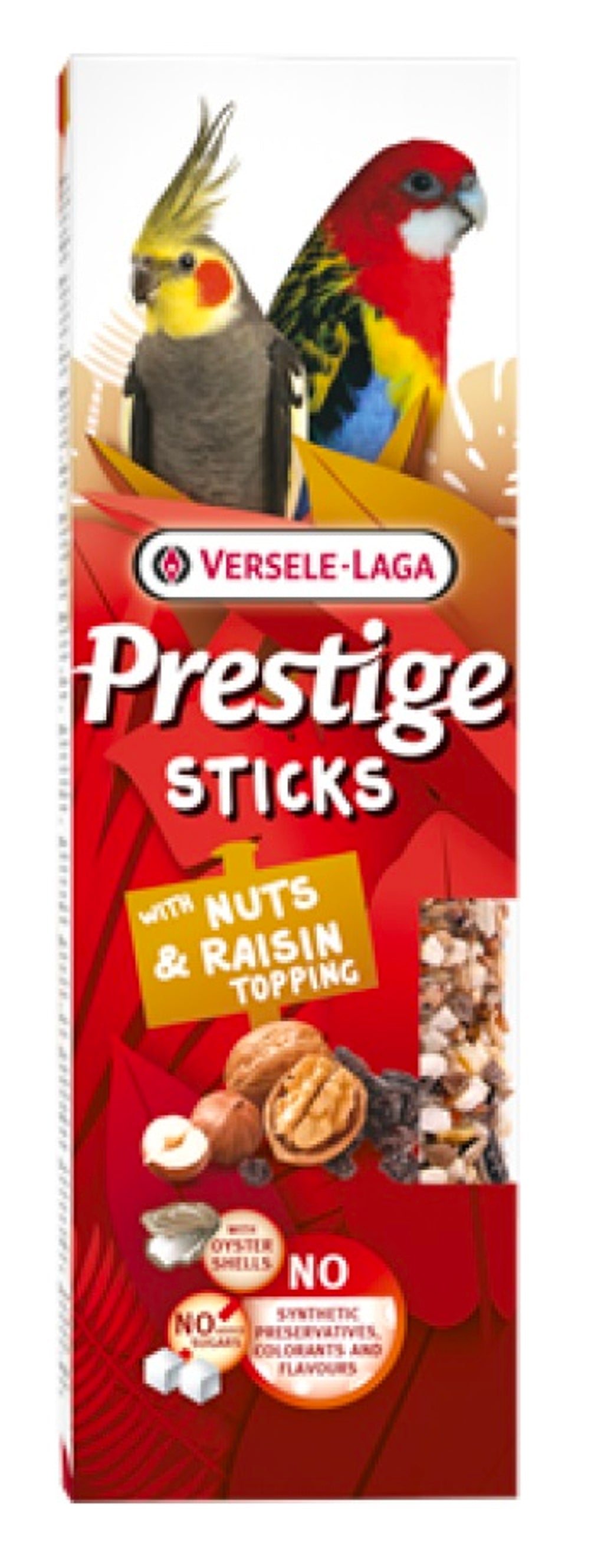 Sticks para loro nueces y pasas 140gr 2ud