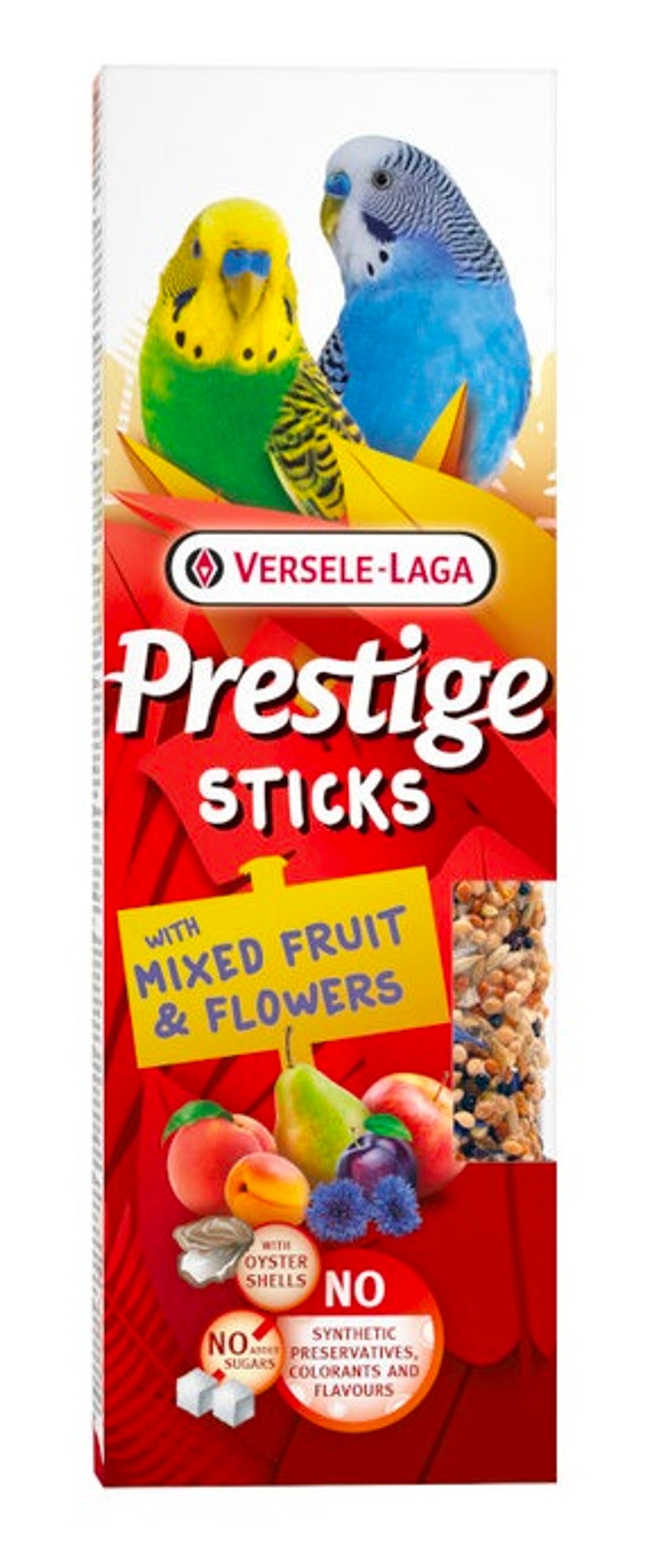 Sticks para periquito frutas y flores 60gr 2ud Imagen principal del producto